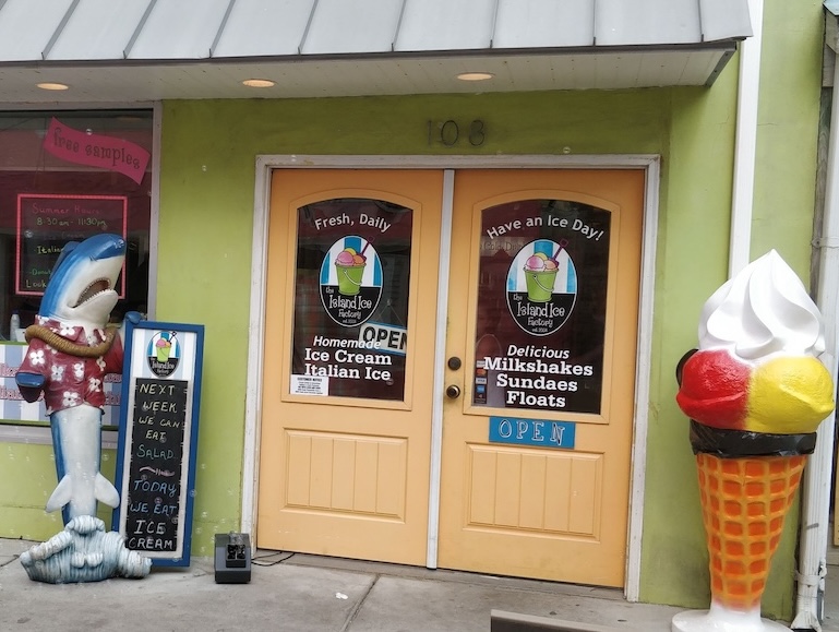 Island Ice Factory front entrance